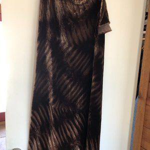 Hand Dyed Velvet Skirt/Sarong